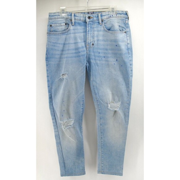 PRPS Men's Windsor Fit Stretch Blue Jeans Distressed Size‎ 32 - Picture 1 of 14